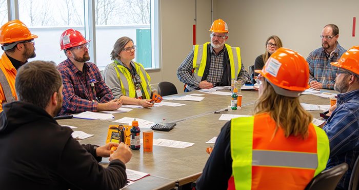 workplace safety video meeting